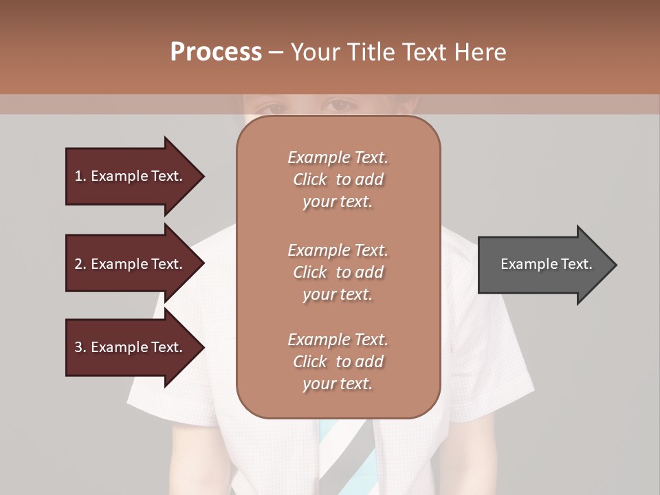 Face Brother Smiling PowerPoint Template