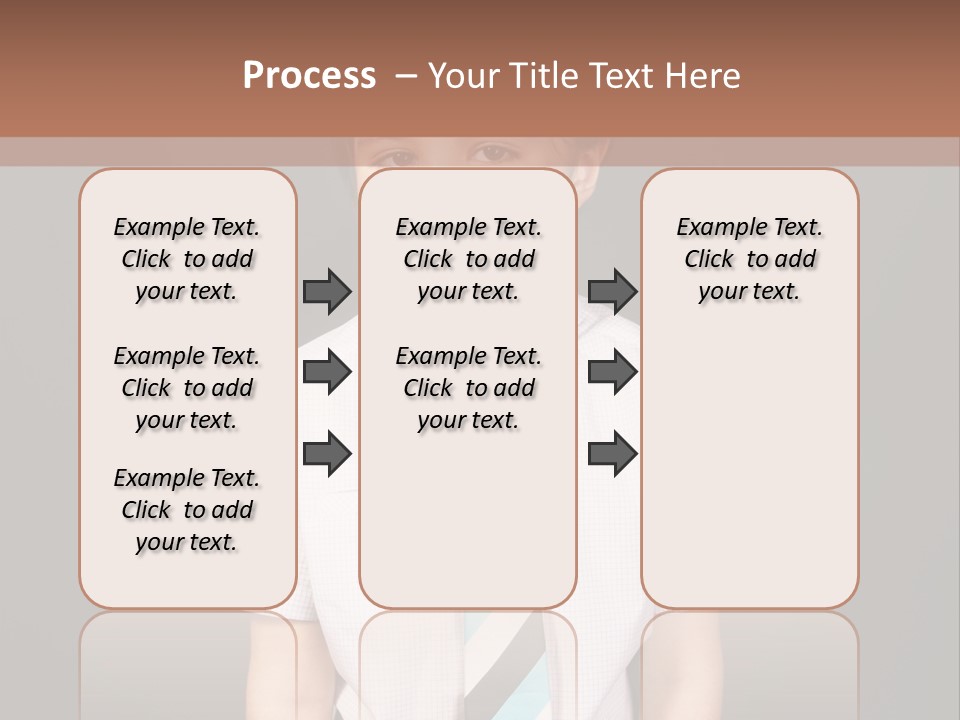 Face Brother Smiling PowerPoint Template