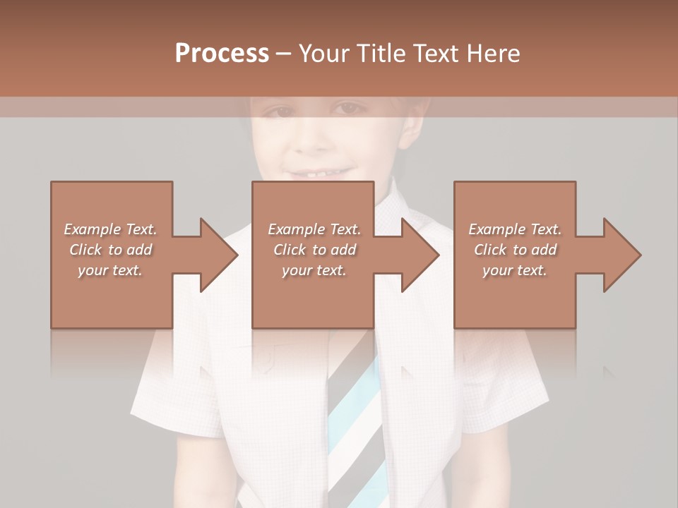 Face Brother Smiling PowerPoint Template