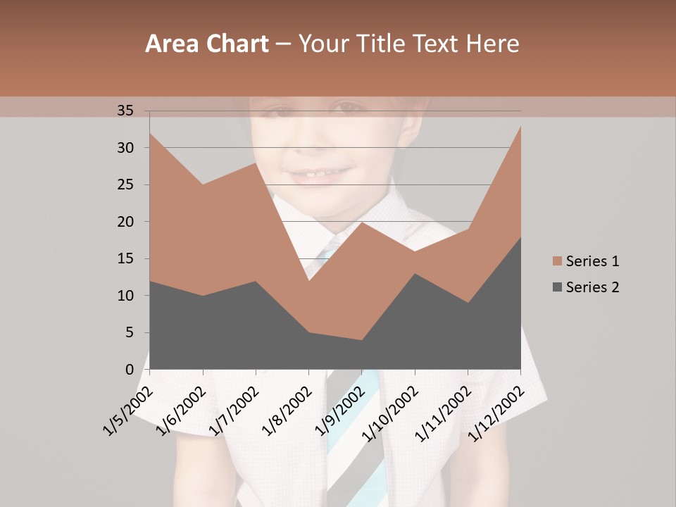 Face Brother Smiling PowerPoint Template