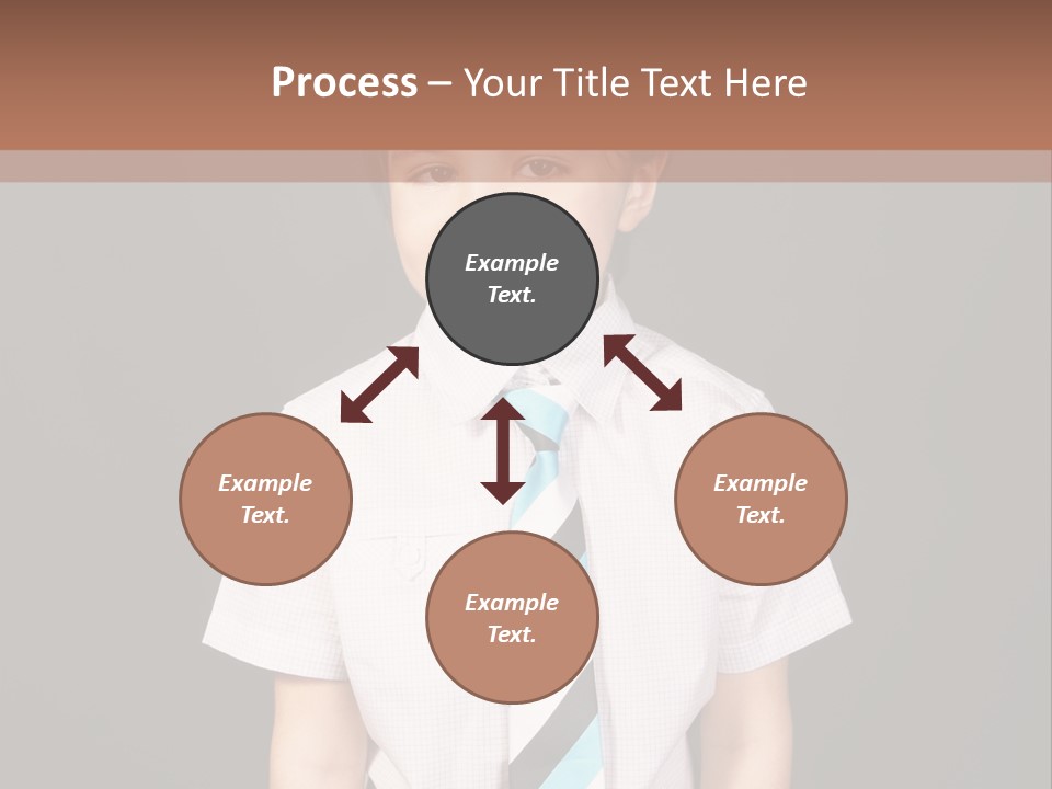 Face Brother Smiling PowerPoint Template