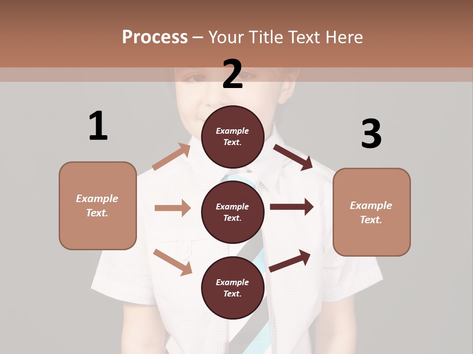Face Brother Smiling PowerPoint Template