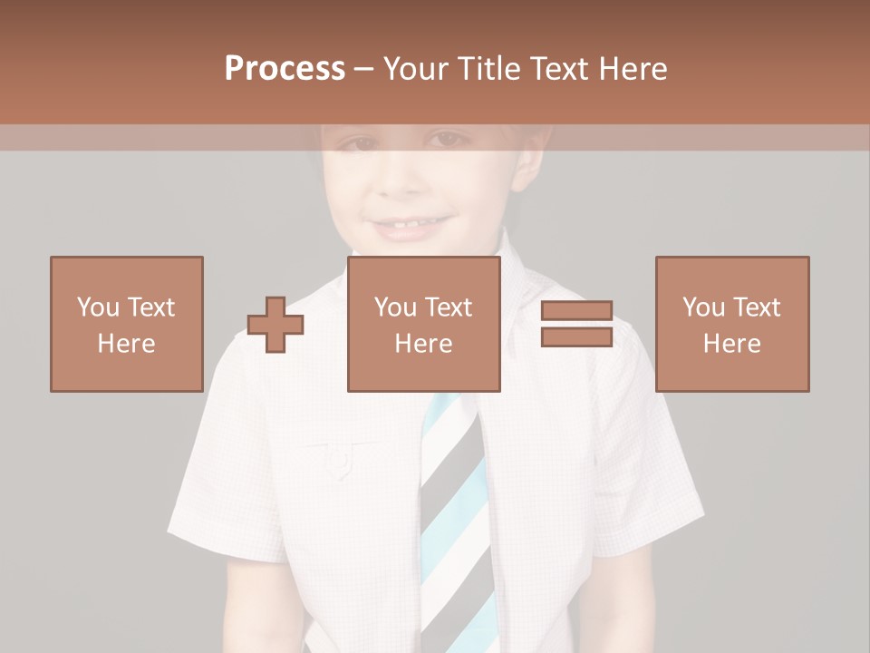 Face Brother Smiling PowerPoint Template