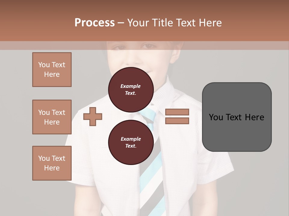 Face Brother Smiling PowerPoint Template
