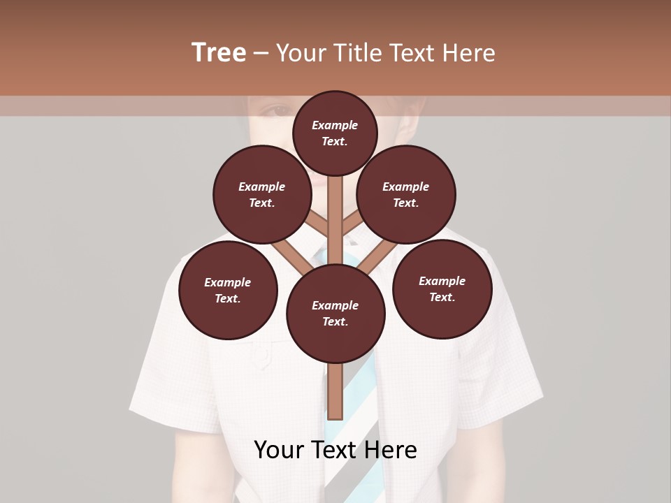 Face Brother Smiling PowerPoint Template