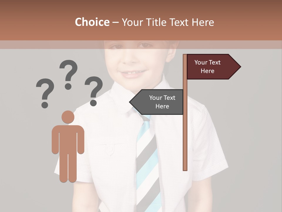 Face Brother Smiling PowerPoint Template