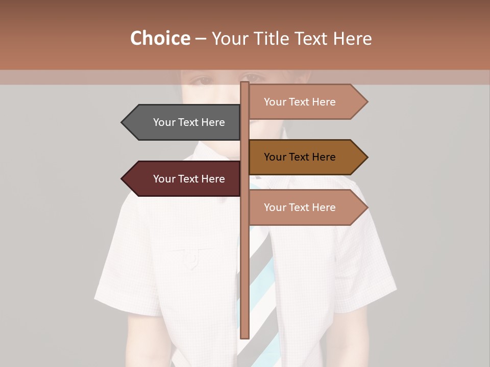 Face Brother Smiling PowerPoint Template