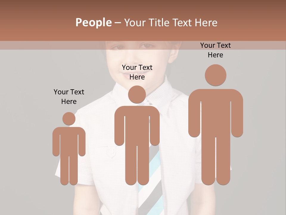 Face Brother Smiling PowerPoint Template
