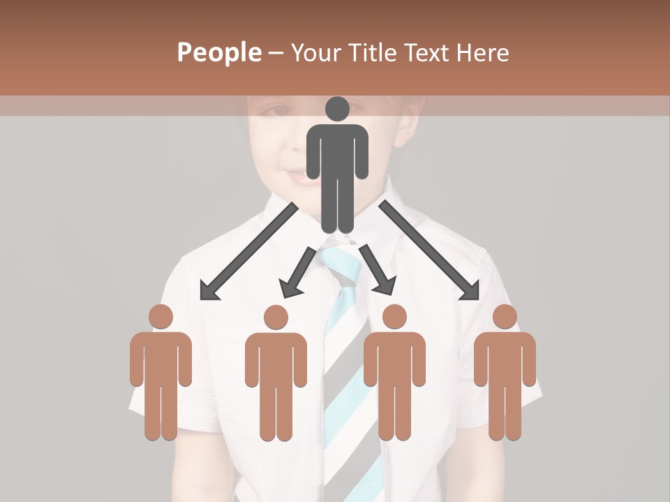 Face Brother Smiling PowerPoint Template