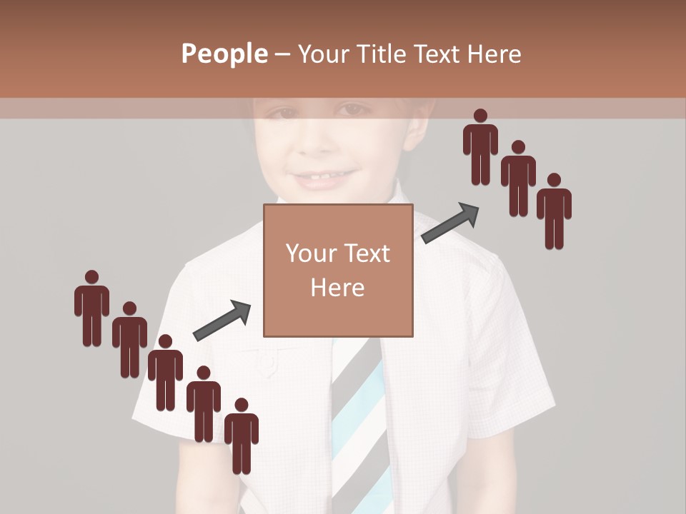 Face Brother Smiling PowerPoint Template