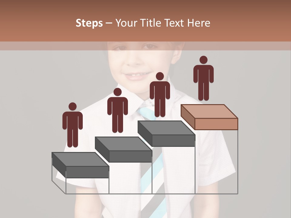 Face Brother Smiling PowerPoint Template