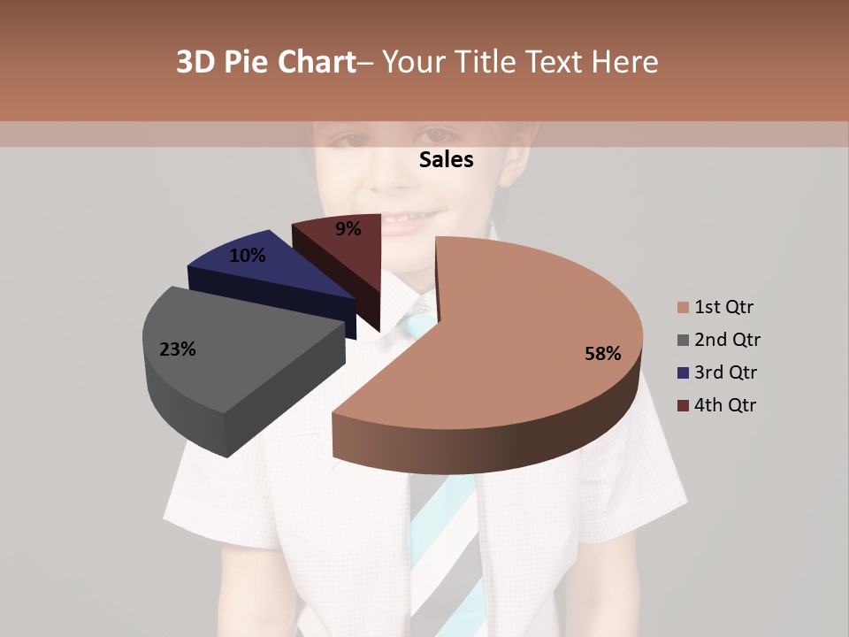 Face Brother Smiling PowerPoint Template