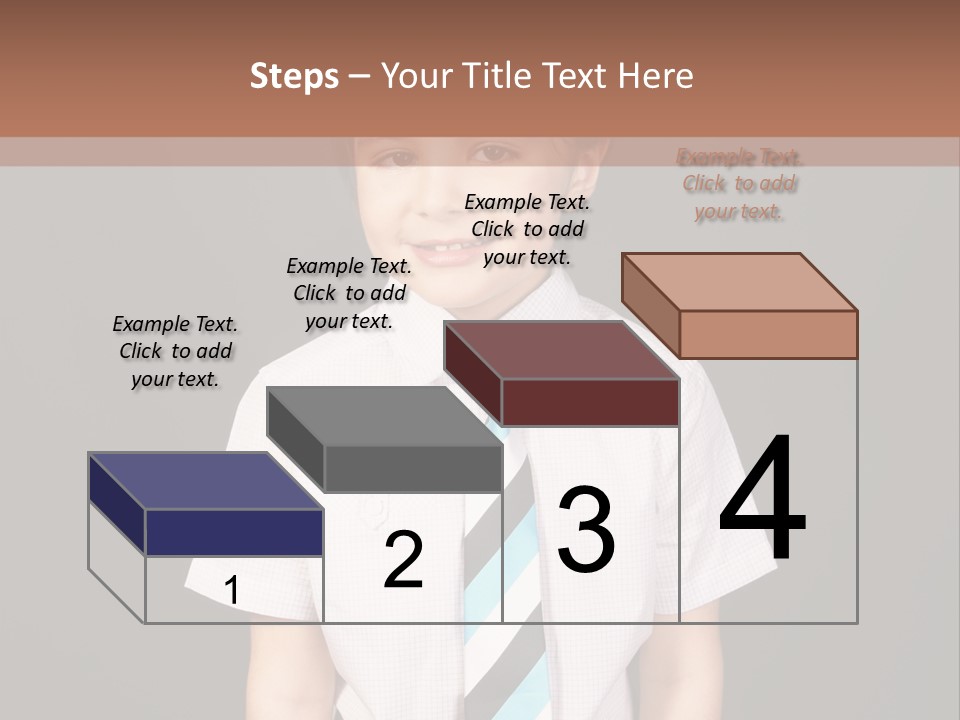 Face Brother Smiling PowerPoint Template