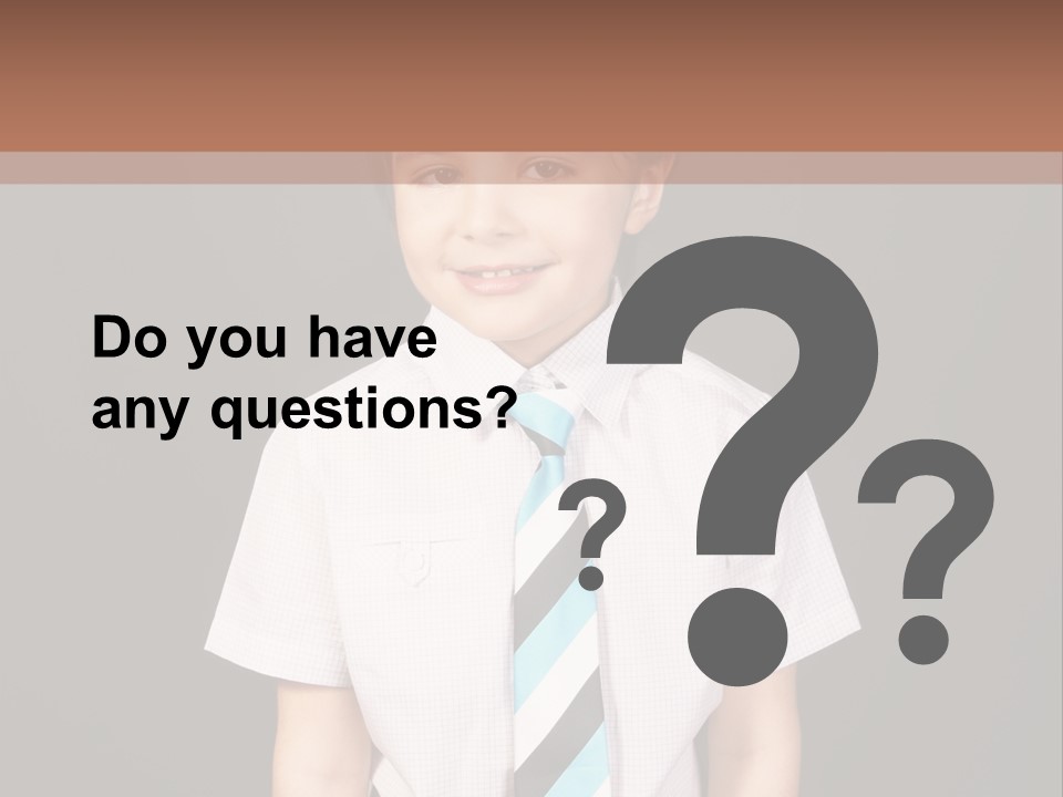 Face Brother Smiling PowerPoint Template