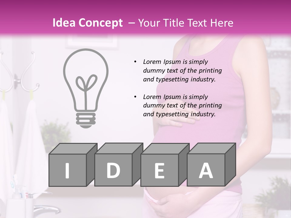 Waiting Expectant Attractive PowerPoint Template