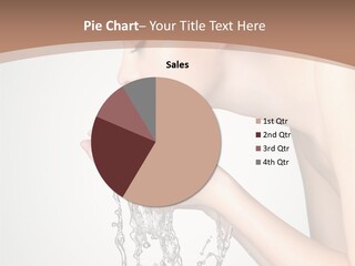 White Female Body PowerPoint Template