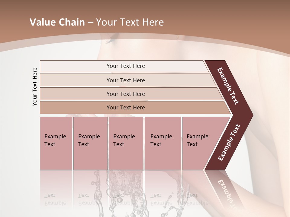 White Female Body PowerPoint Template