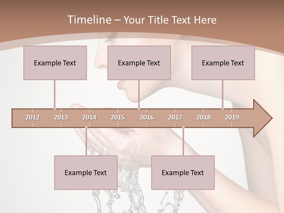 White Female Body PowerPoint Template