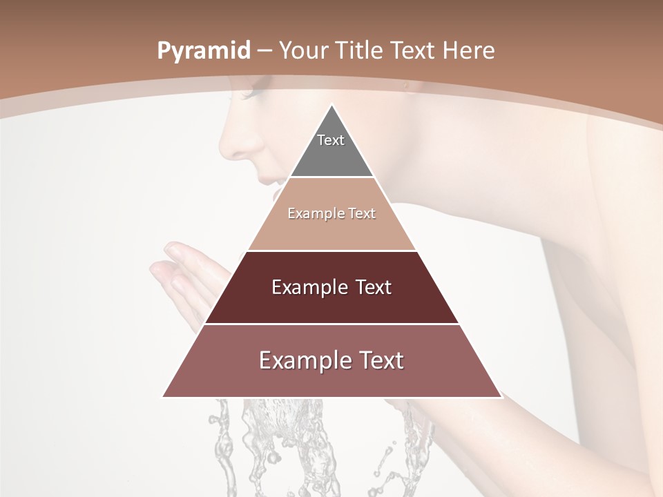 White Female Body PowerPoint Template