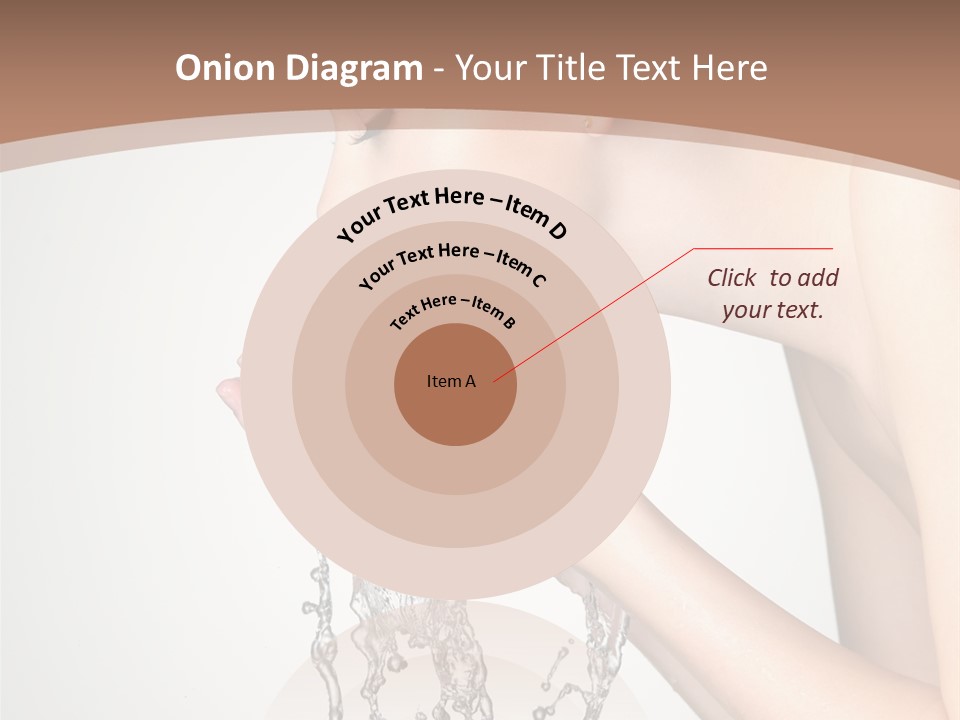 White Female Body PowerPoint Template