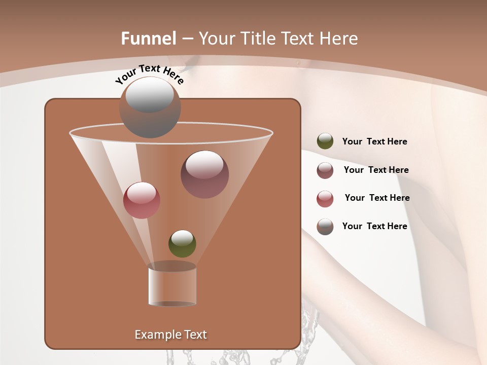 White Female Body PowerPoint Template