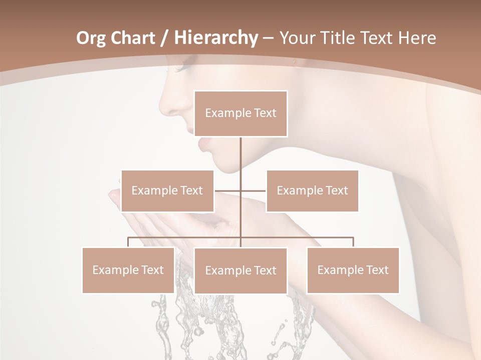 White Female Body PowerPoint Template