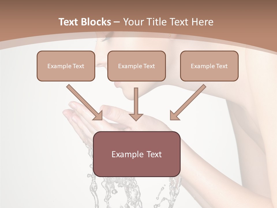 White Female Body PowerPoint Template