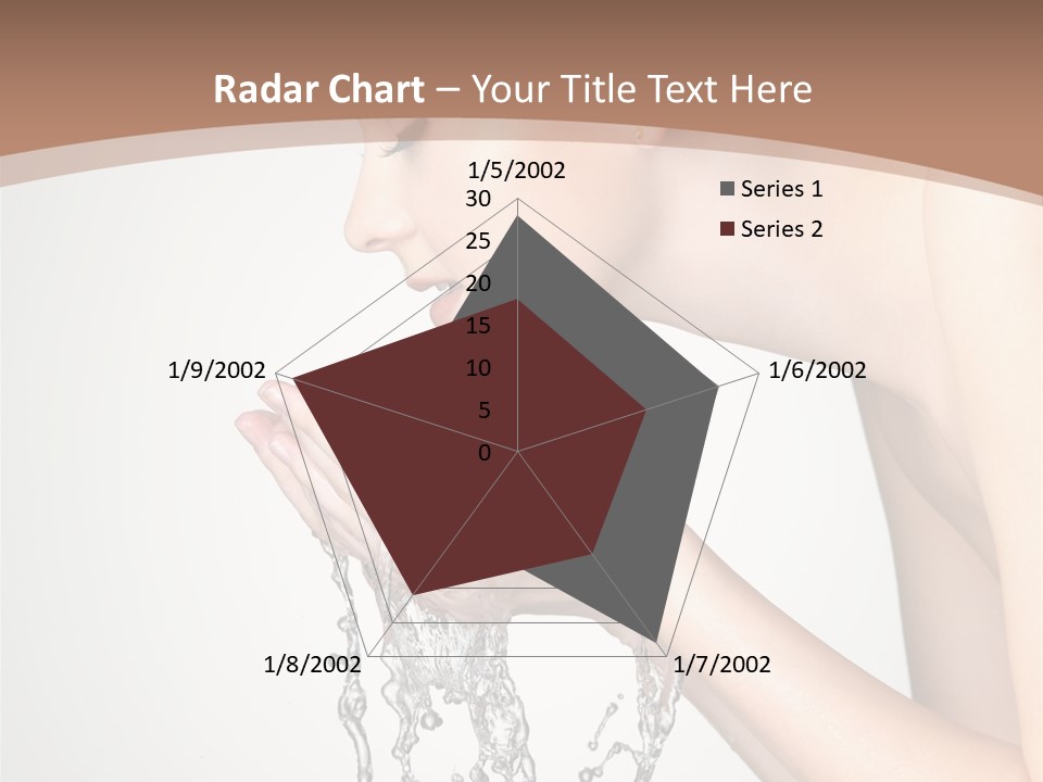 White Female Body PowerPoint Template