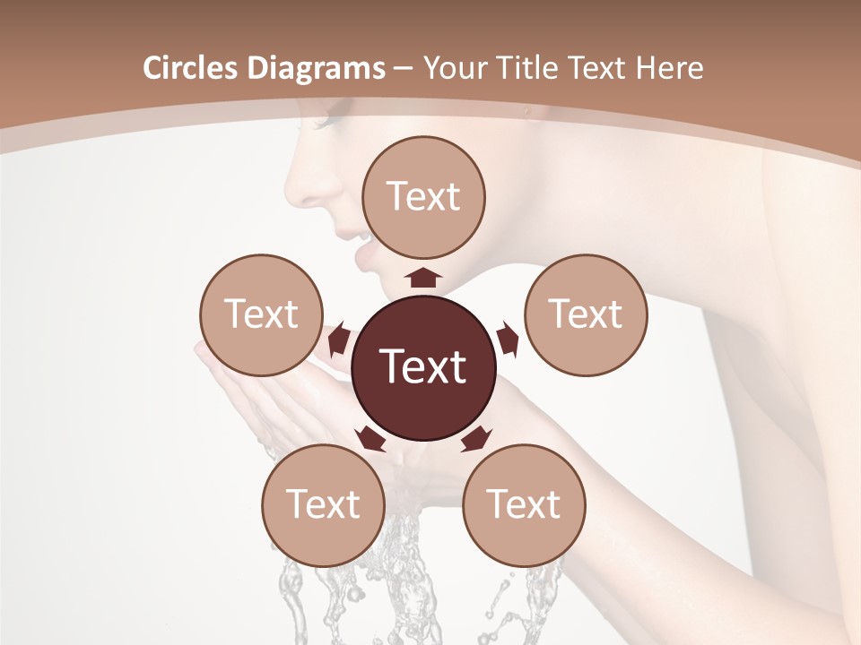 White Female Body PowerPoint Template