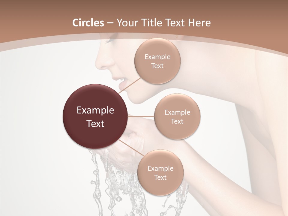 White Female Body PowerPoint Template