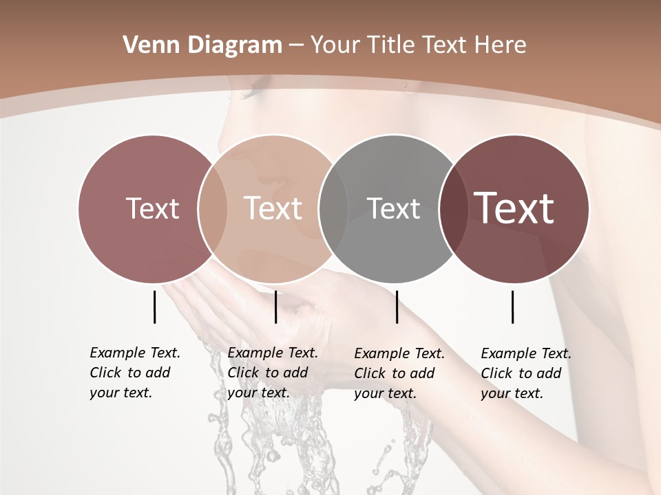 White Female Body PowerPoint Template