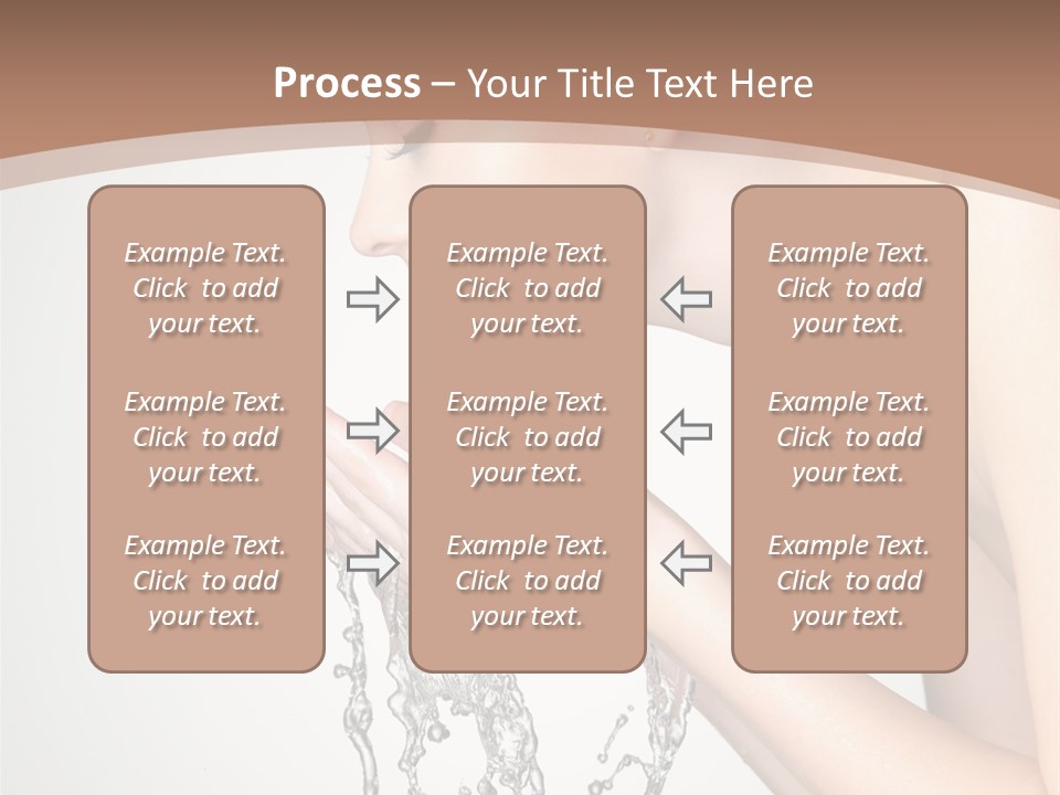 White Female Body PowerPoint Template