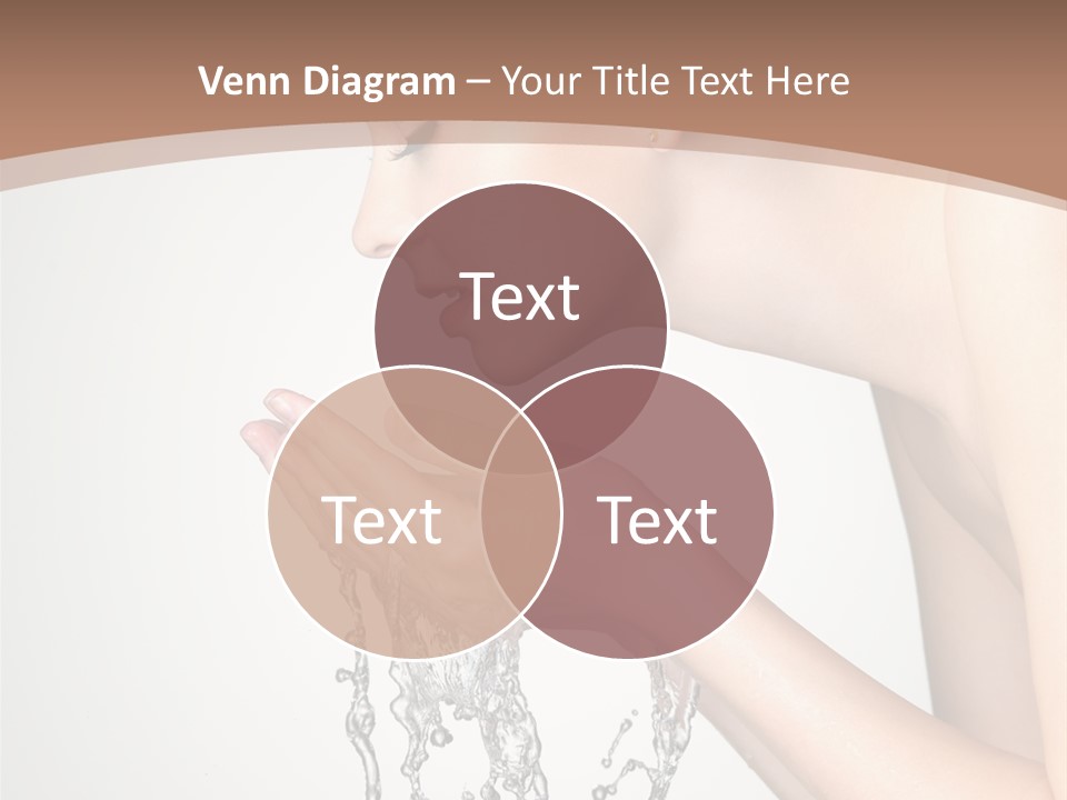 White Female Body PowerPoint Template