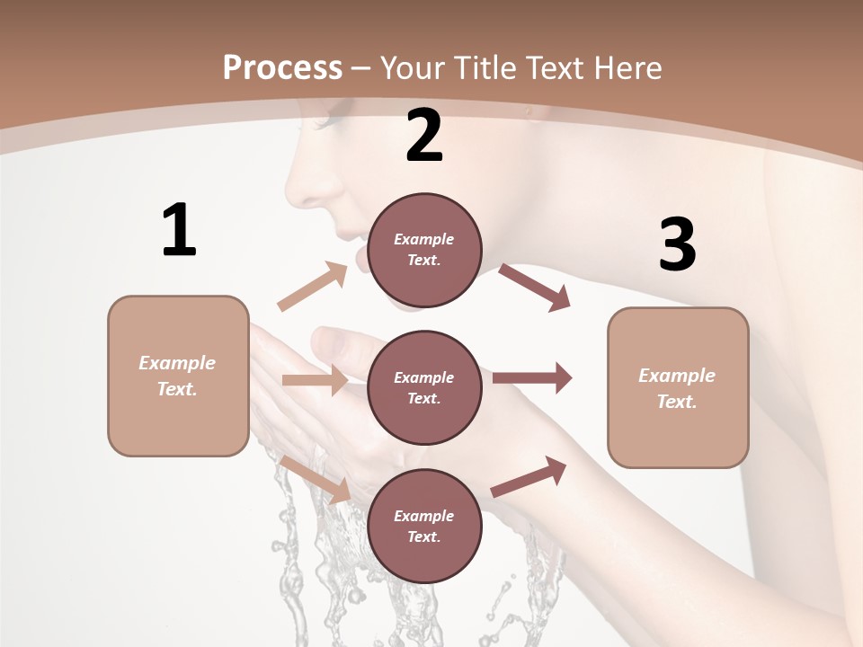 White Female Body PowerPoint Template
