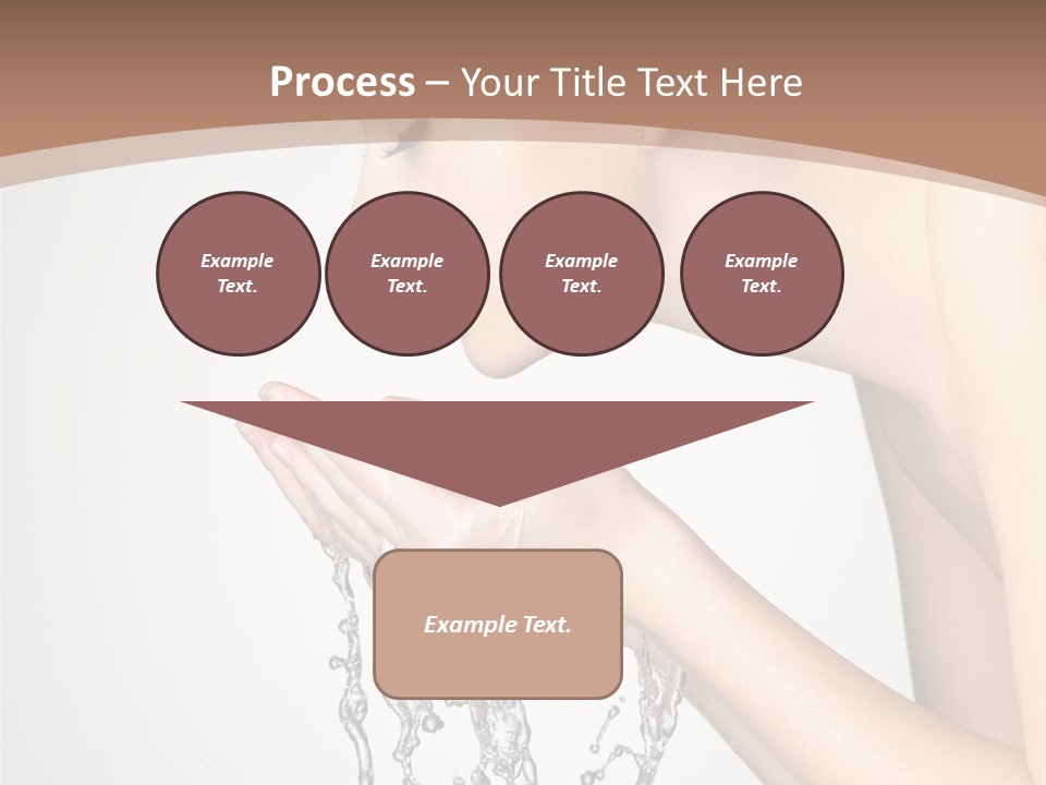 White Female Body PowerPoint Template