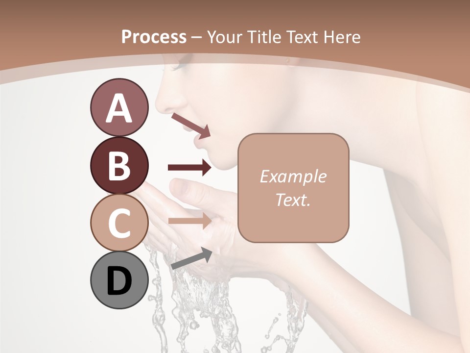 White Female Body PowerPoint Template