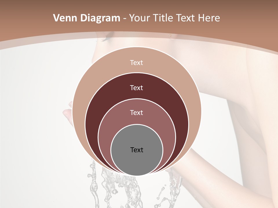 White Female Body PowerPoint Template