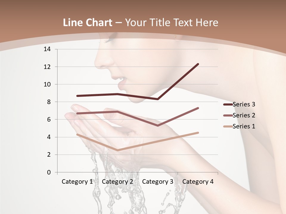 White Female Body PowerPoint Template