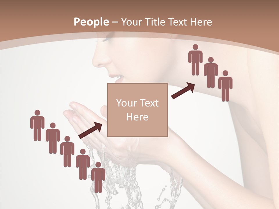 White Female Body PowerPoint Template