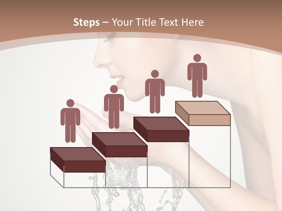 White Female Body PowerPoint Template