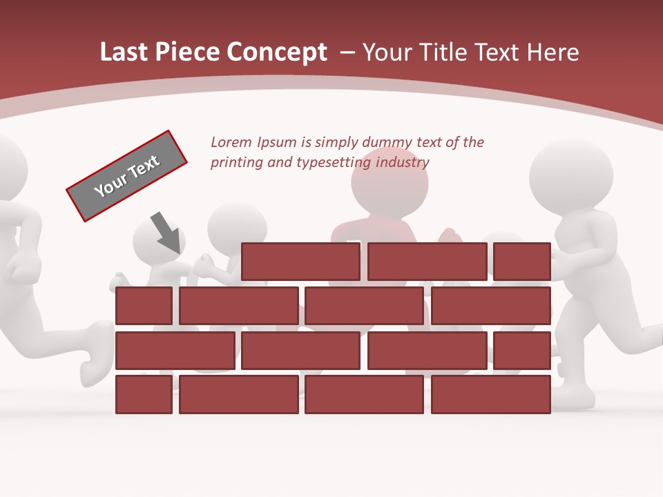 Human Front Humorous PowerPoint Template