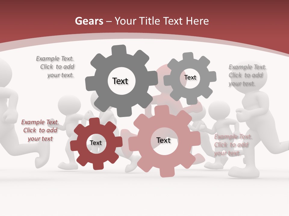 Human Front Humorous PowerPoint Template