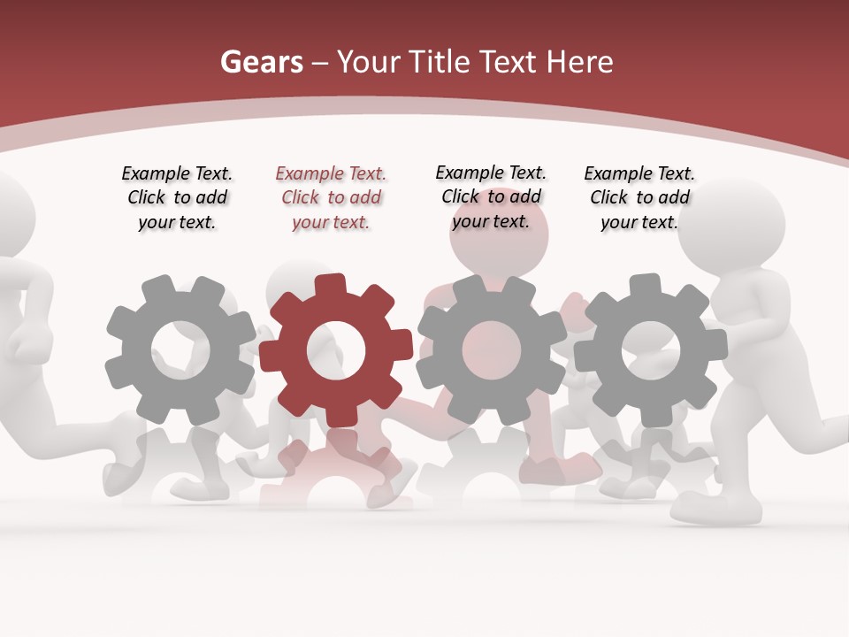 Human Front Humorous PowerPoint Template