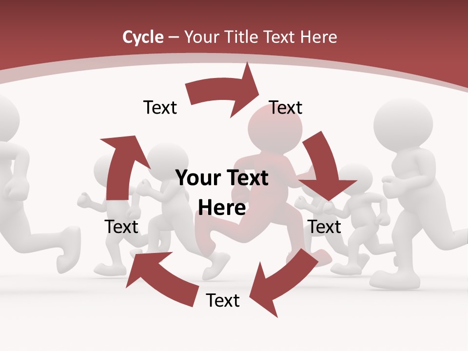 Human Front Humorous PowerPoint Template