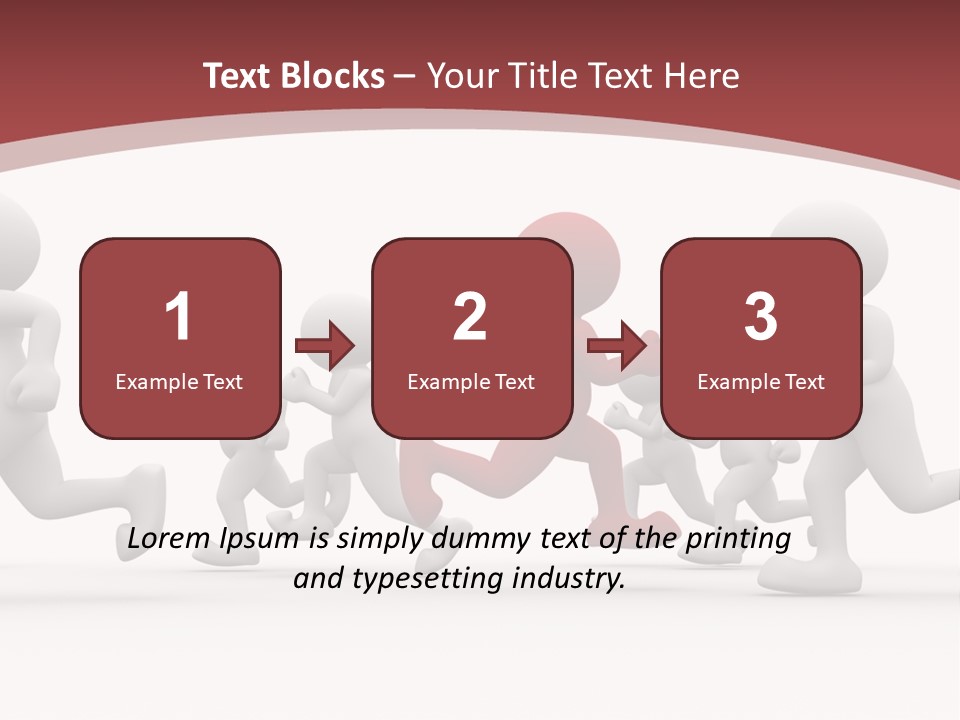 Human Front Humorous PowerPoint Template