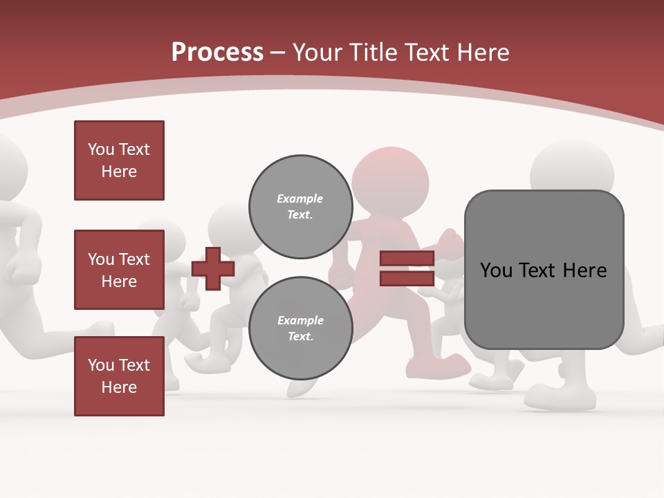Human Front Humorous PowerPoint Template