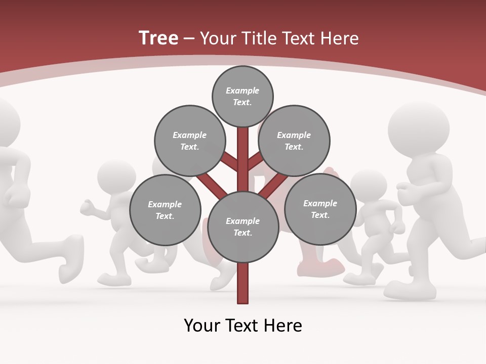 Human Front Humorous PowerPoint Template