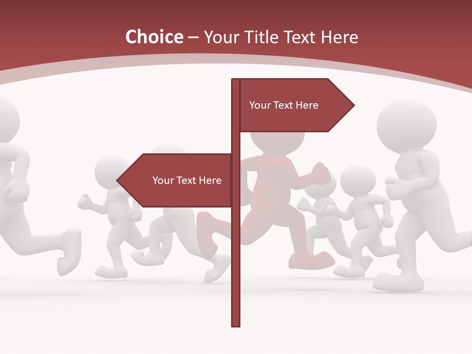 Human Front Humorous PowerPoint Template