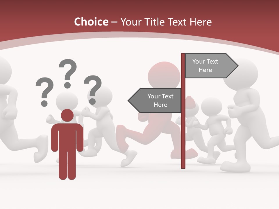 Human Front Humorous PowerPoint Template