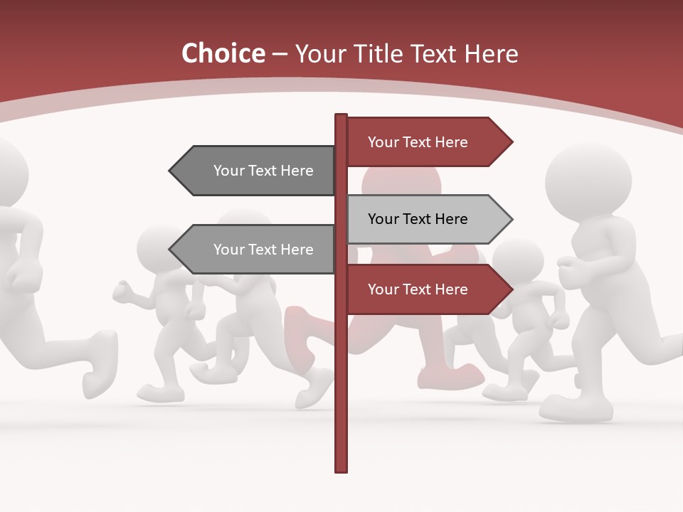 Human Front Humorous PowerPoint Template